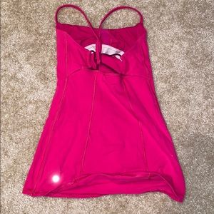 Hot pink Lululemon top